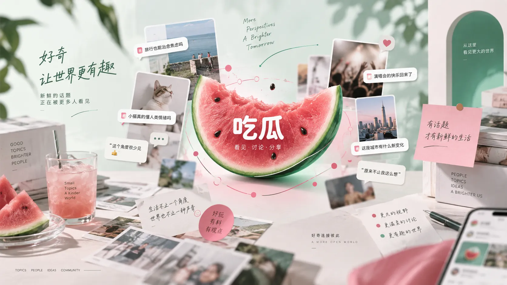热点内容浏览与话题整理